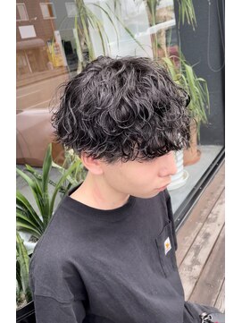 ヘア サークル ジープ 石井店(hair circle geep) メンズ波巻きマッシュ