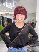 【RITZY】Bob☆ショートボブ☆レイヤーボブ☆カシスレッド