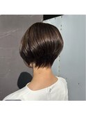 松山市/20代/30代/40代/頭の形に合わせた丸みショート