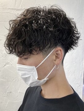 フィフス 栄(fifth) 波巻きスパイラルパーマメンズマッシュツーブロック栄