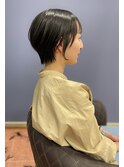 頭の形補正No.1ツヤ髪丸みショート
