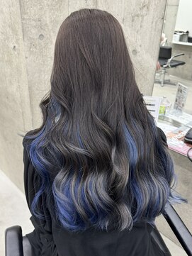 リノート バイ エゴル 名古屋(LINOET by ENGOL) インナーカラー/ブルー