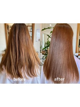 髪質改善成分をたっぷり含む最新のトリートメント「METEO」を配合したカラーがおすすめ◎芯から潤う髪へ☆