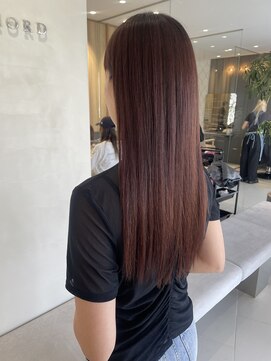 コード(Chord) 縮毛矯正×pink color