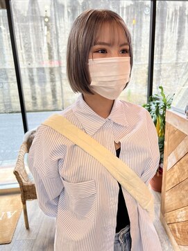 アンジェリカラボ 高田店(ANGELICA LABO) 【ANGELICA LABO 高田店 市川誠人】ライトグレー