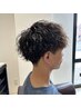 メンズカット＋デザインパーマ＋ヘッドスパ(20分)