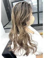 ウェイビー 桜木町店(WAVY)&nbsp;【WAVY】ミルキーベージュ/バレイヤージュカラー