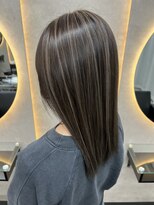 ルノン フィージュ(LUNON fieju)&nbsp;ホワイトグレージュミニウルフチェリーブラウンデジタルパーマ