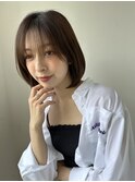 韓国風ボブ