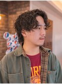 Men’s/フェザーパーマ/サーフカール/ニュアンスデザイン