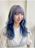 インナーカラーアンブレラカラーユニコーンカラーデザインカラー