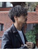天神波巻きスパイラルパーマ波巻きパーマプードルパーマ強め20代