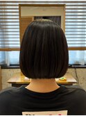 丸みボブ/黒髪ボブ