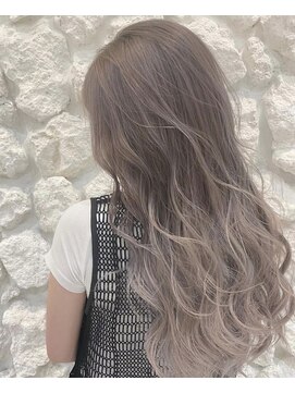 ヘアサロン エフ 渋谷(F) #ミルクティーベージュ　#シルバーベージュ　#ホワイトベージュ