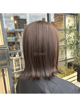 ヘアーガーデン ミルクティ(Har Garden Milk tea) 切りっぱなし外はねスタイル