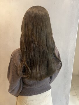 リアン(Lien) ブリーチなしダブルカラー×オリーブカラー