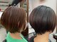 デラメアケイ(delamair K)の写真/スタイルの持ちも良く、家でのセットも簡単に◇360度シルエット綺麗なショートスタイルに仕上げます♪