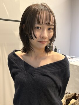 ニール(niil) 【REINA】オリーブグレージュ×ボブレイヤー×姫カット