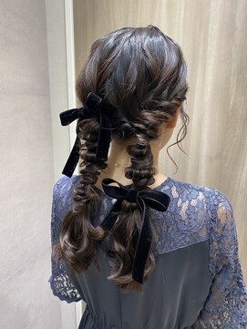 ランリ 金山 名古屋(Ranri) ツインポニーアレンジ　【金山/名古屋/ヘアアレンジ】