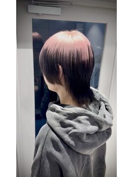 ポプルス(popls) ウルフカット/マッシュウルフ/デザインカラー