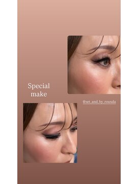 セット アンド バイ ルゥーダ 品川駅前店(SET and..by Rouxda.) イベントメイク