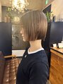 ステア メゾン(stir maison) 透明感カラー/切りっぱなしボブでこなれ感出しちゃいましょう♪