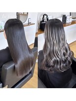 ベイビーズブレス(Baby's breath) 【ハイライト×ホワイトカラー】#シールエクステ #岡山 #倉敷