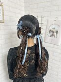 お花ツインテール