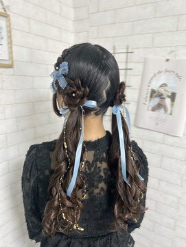 ベルデイズ 横浜西口店(BELDAYS) お花ツインテール