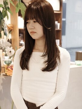 ウィム(wim) " ロングレイヤー "/顔周りレイヤー/レイヤーカット/