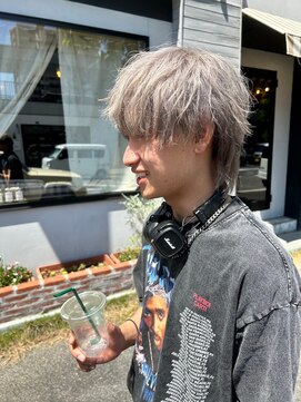 エディ(Edy) マッシュウルフケアブリーチダブルカラーミルクティーベージュ