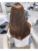 艶髪ストレート髪質改善縮毛矯正トリートメント._.