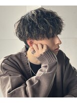 マール 矢場町(MARL)&nbsp;メンズ波巻きスパイラルパーママッシュショート
