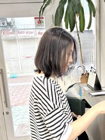 ヘアアンドメイク 心座(hair&make)&nbsp;髪質改善×くびれボブ 大人美髪