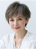 トップふんわり大人ショートボブ