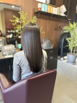 アオイ(Aoi) 毎朝ラクに♪さら艶ロングは髪質改善ストレートで