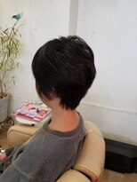 ヘアショップグリーン(hair shop green)&nbsp;トップをふんわりパーマ