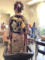 美容室サクライ&nbsp;華やかアップスタイル