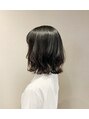 リリ(Liri material care salon by JAPAN) ナチュラルな外ハネの切りっぱなしボブはお手入れ楽チンです！