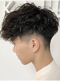 【KAILA】ハードリッジパーマ　ツーブロック　メンズ  ☆高野