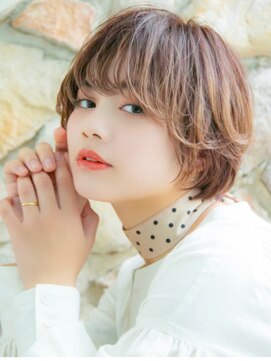 ロンド パルティール 大宮(Lond partir) 前髪カタログアンブレラカラーこなれミディウェーブパーマ大宮