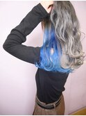 アクアブルー/ブルーインナー/グレーシルバー/オーシャンブルー