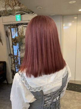 ヘアスタジオニコ(hair studio nico...) コーラルピンク
