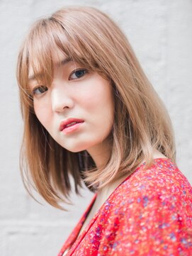 ピズム(PISM) ヘルシー小顔ボブ/ハイライトカラー