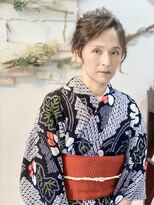 浴衣姿に変身ヘアセット