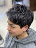 カット+ポイントパーマ　5300円