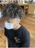 ツイストスパイラルパーマ×ハイライトカラー