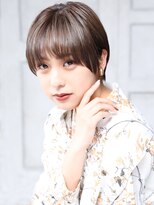 クラッチムク 博多口(CLUTCH muk.)&nbsp;大人可愛い小顔前下がりショートボブ丸みショートアッシュA4