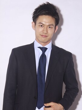 エレン 池袋(ElEn.) 似合わせ小顔カット×アップバング　ショートメンズ