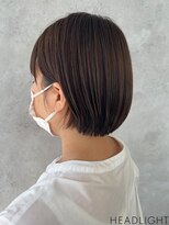 クラン バイ ヘッドライト たまプラーザ店(clan by HEADLIGHT) カーキベージュ×ミニボブ×アースカラー